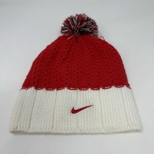 Georgia Bulldogs UGA Nike Pom Cuffed Knit Stocking Cap Beanie Hat Adult OSFM